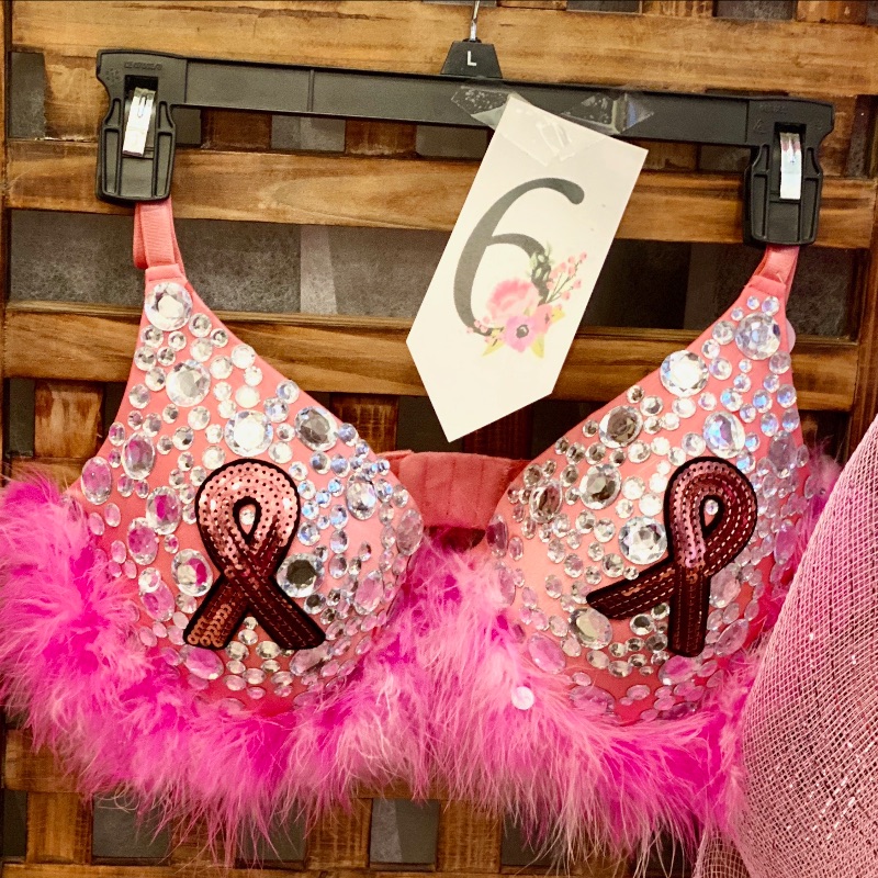 Blinging Bras for Breast Cancer Awareness - North Sunflower Medical Center