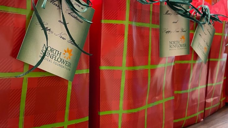 North Sunflower Medical Foundation Christmas Presents