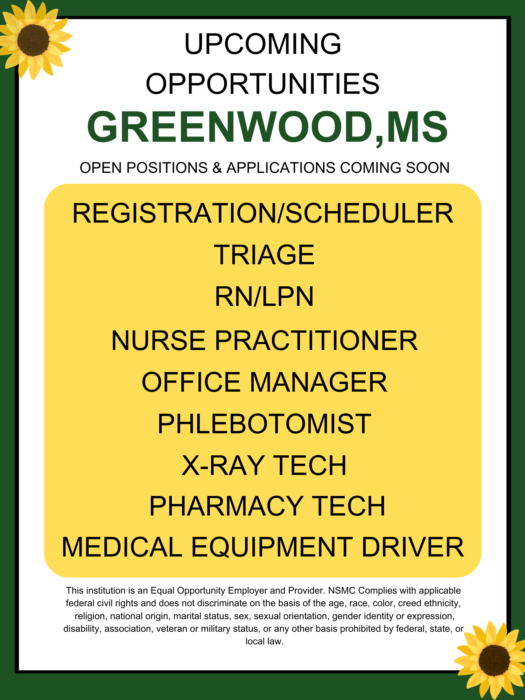 Open Positions-Greenwood